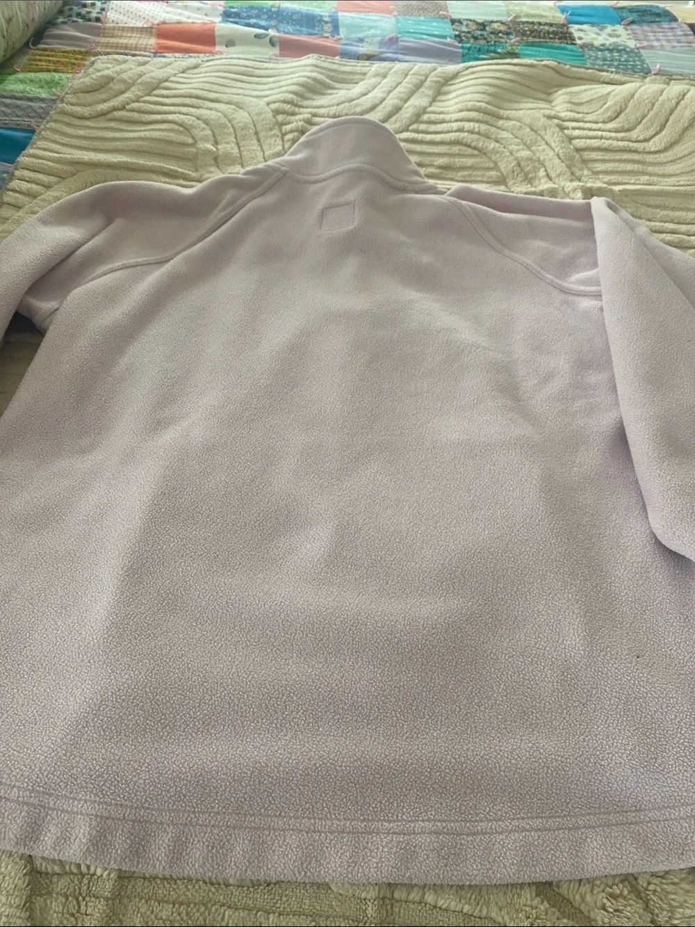 Carhartt Women's Light Pink Half-Zip Fleece Pullover